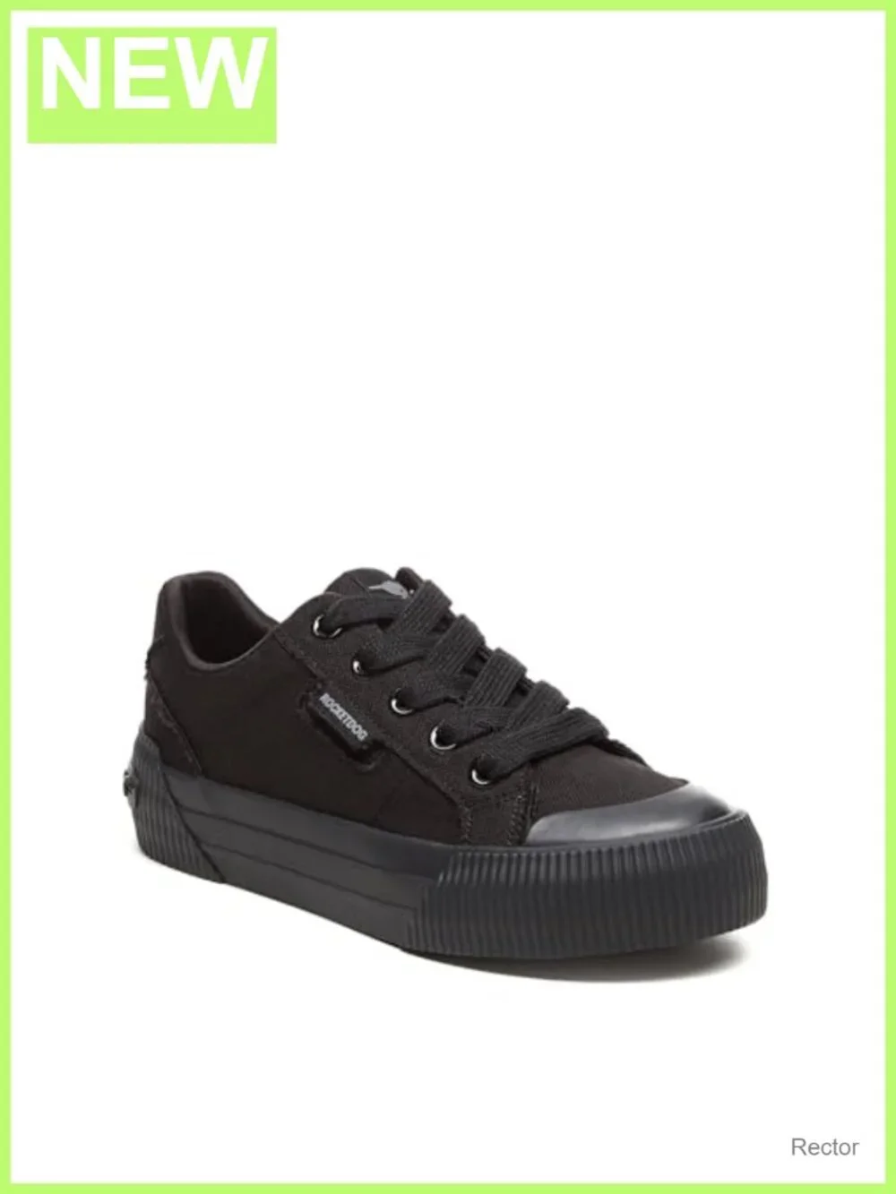 Girls Canvas Comfort Sneaker with Plush Foam Insole and Round Toe